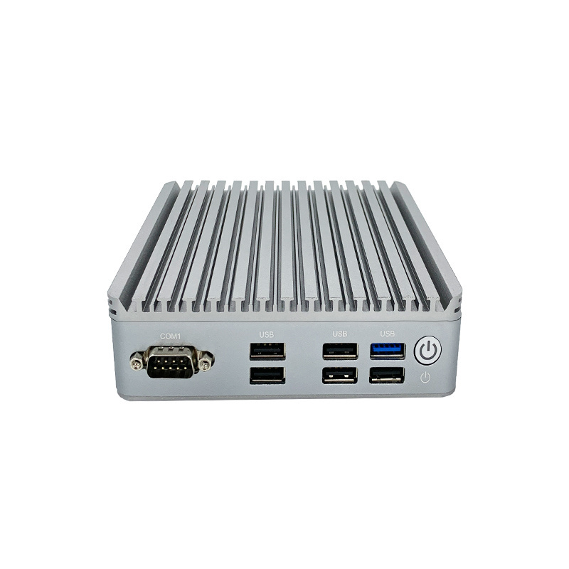 Gaming computer Fanless mini pc x86 with rs232 factory price intel dual core J1900 embedded Industrial grade MINI box PC