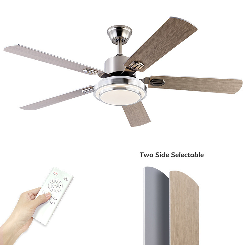 Popular 52 inch high-quality ceiling fan remote control modern led ceiling fan with light