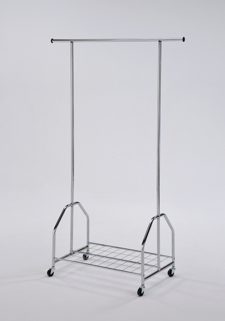 Heavy duty single garment rack