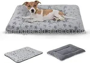 FANLINPT Dog Bed Mat Soft Warm Puppy Crate Mattress Washable Crate Kitten Sleeping Beds for Dogs Cats