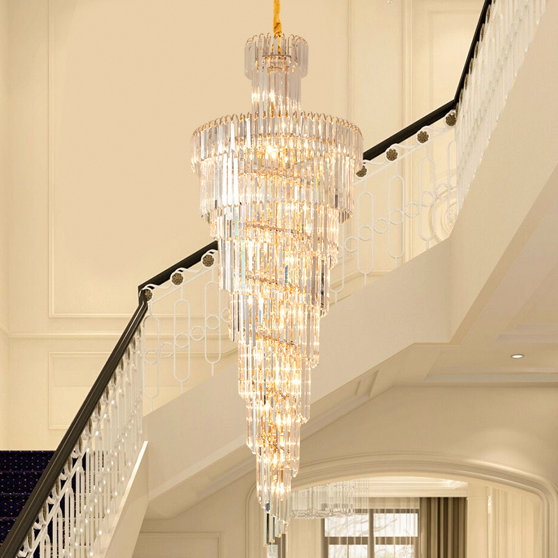 restaurant light fixtures hanging hotel lobby lighting modern staircase chandelier luxury large chandeliers for high ceilings