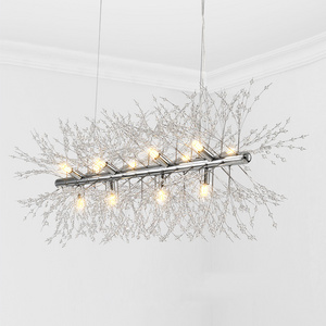 Modern Chandeliers Firework LED Pendant Lighting Dandelion Light Fixtures for Dining Room Living Room