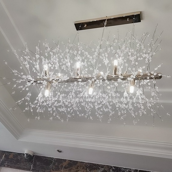 Modern Chandeliers Firework LED Pendant Lighting Dandelion Light Fixtures for Dining Room Living Room