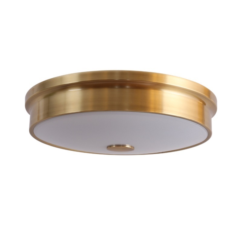 Nordic style brass flush mount ceiling light luxury living room bedroom balcony  hallway light fixtures ceiling modern