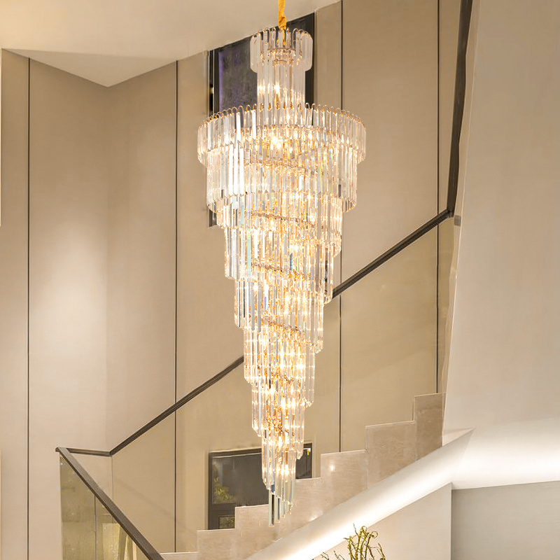 restaurant light fixtures hanging hotel lobby lighting modern staircase chandelier luxury large chandeliers for high ceilings