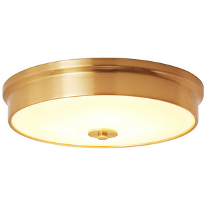 Nordic style brass flush mount ceiling light luxury living room bedroom balcony  hallway light fixtures ceiling modern