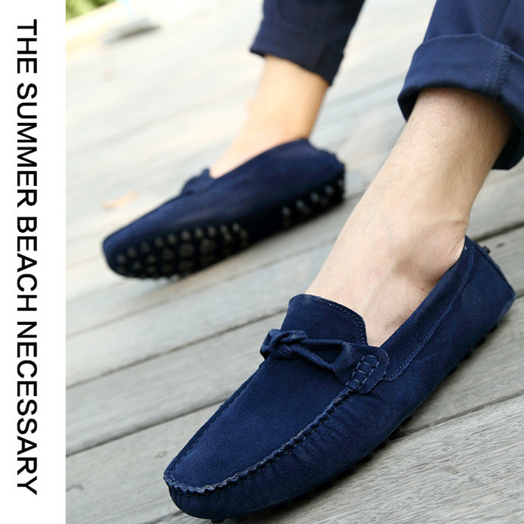 Men Casual Shoes Leather Fashion Sneakers Handmade Breathable Mens Loafers Moccasins Brand Boat Shoes Plus Size 38-44