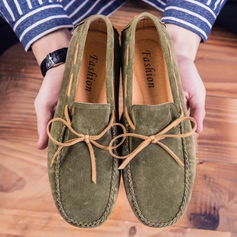 New arrival Moccasin Driving Shoes Men Classic Leather Casual Suede Men Soft Loafers