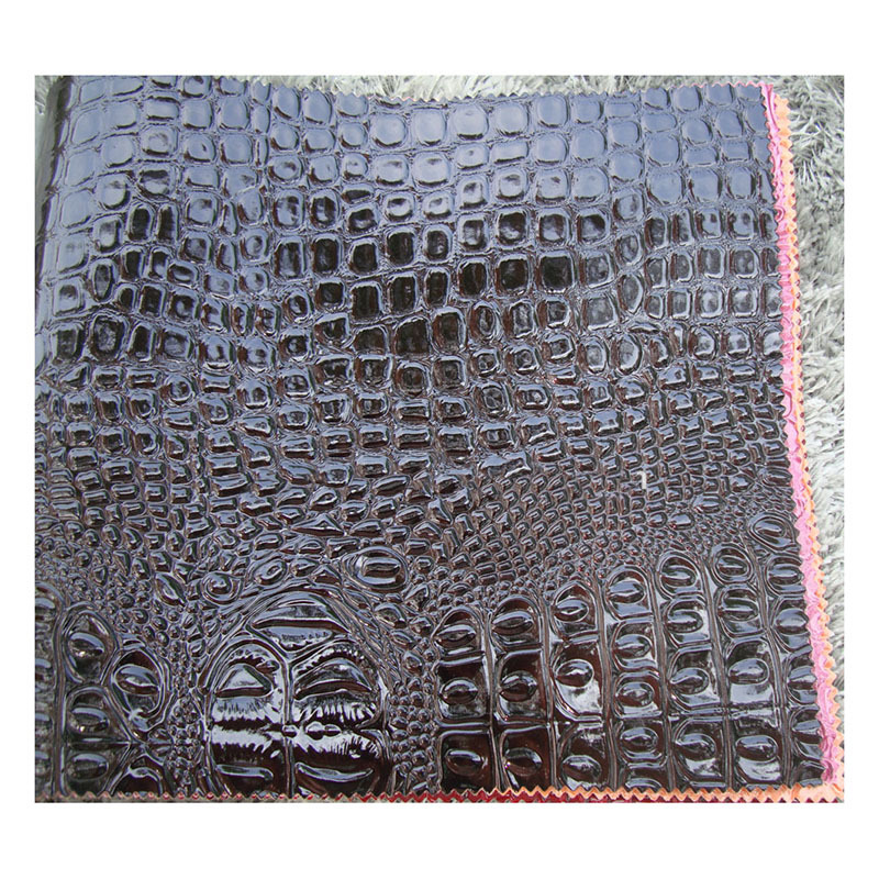 New Crocodile synthetic PVC crocodile embossed leather for shoes