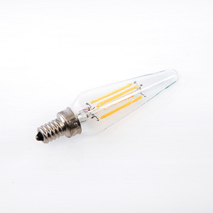 smart light filament C32 220V E14 4w led candle light bulb lamp with tail LED Bulb Lights led filament bulb