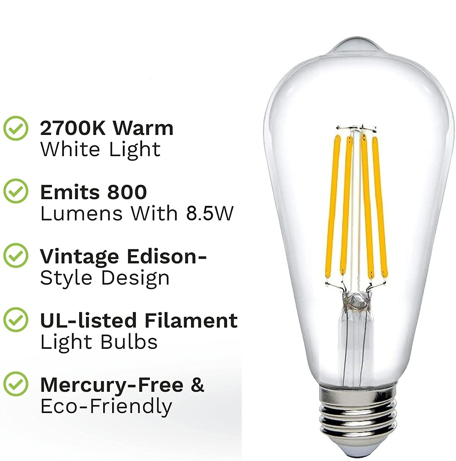 st64 edison led bulb E27 2700K8W Sengled Smart Light Bulbs