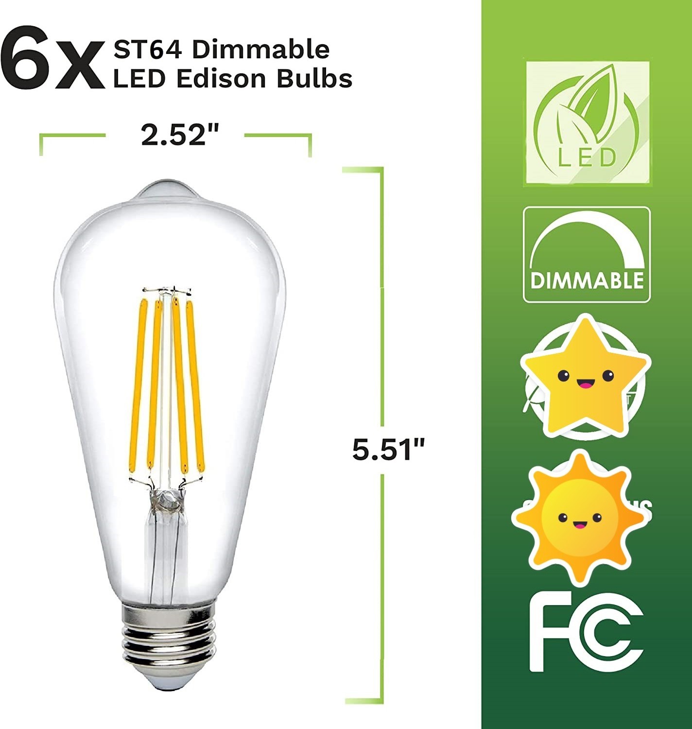 st64 edison led bulb E27 2700K8W Sengled Smart Light Bulbs