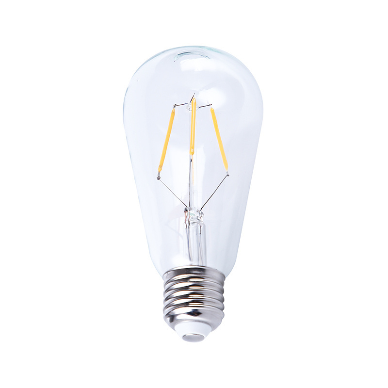 Wholesale ST64 Base LED Filament light Bulb 24V 12V Dimmable Edison LED Bulbs 2W 4W 5W 6W 8W Vintage LED Lamp