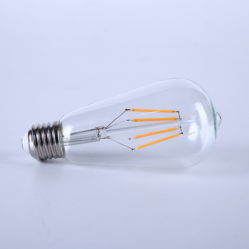 Wholesale ST64 Base LED Filament light Bulb 24V 12V Dimmable Edison LED Bulbs 2W 4W 5W 6W 8W Vintage LED Lamp