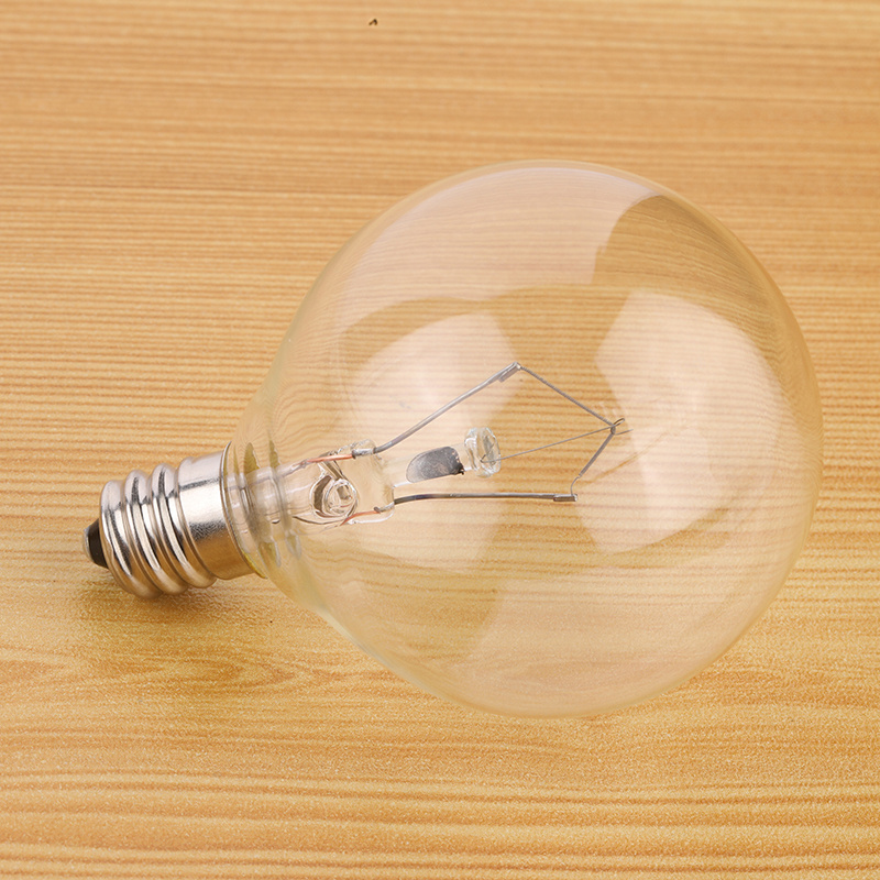 Dimmable 4W E12 G50 global light bulbs for scented candle wax with led filament bulb LED