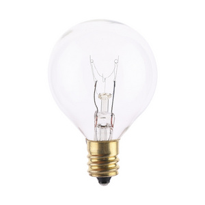 High quality G40 small clear glass replacement round incandescent light bulbs for patio