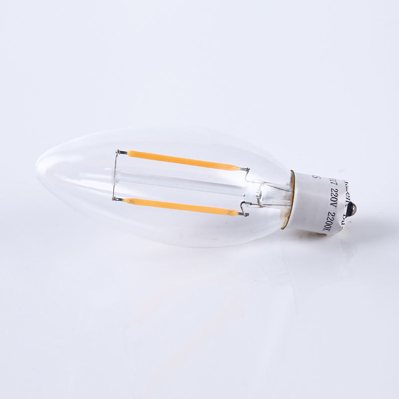 Decorative light C35 dimmable bulbs 2W 4W 6W candle filament bulb led christmas light