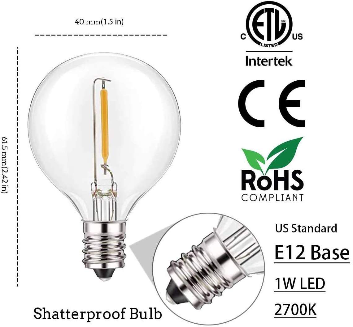 G40 E12 spiral base commonly used replacement light bulbs can be used for home decoration