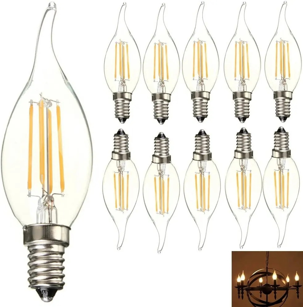 High quality 6.5W LED filament bulb flexible filament floor lamp with LED filament bulb