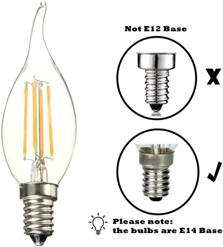 High quality 6.5W LED filament bulb flexible filament floor lamp with LED filament bulb