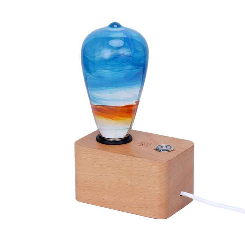 The Top Fashion 1.4W Lightweight Aesthetics Resin Led Bulb With Socket Suitable For Bedroom Decoration