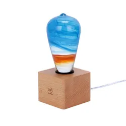 The Top Fashion 1.4W Lightweight Aesthetics Resin Led Bulb With Socket Suitable For Bedroom Decoration