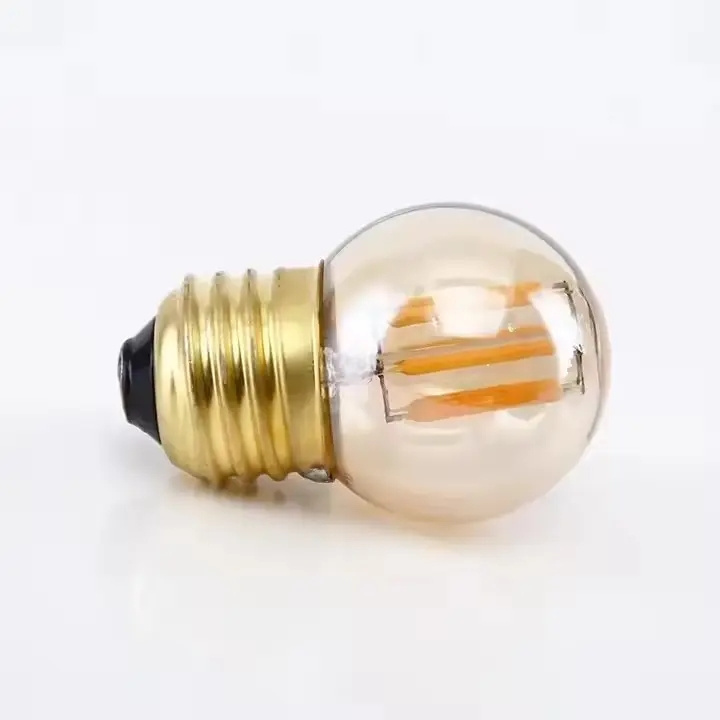 Wholesale price: Good quality amber LED filament light bulb E27 3W 2200K Edison G40 mini floor lamp