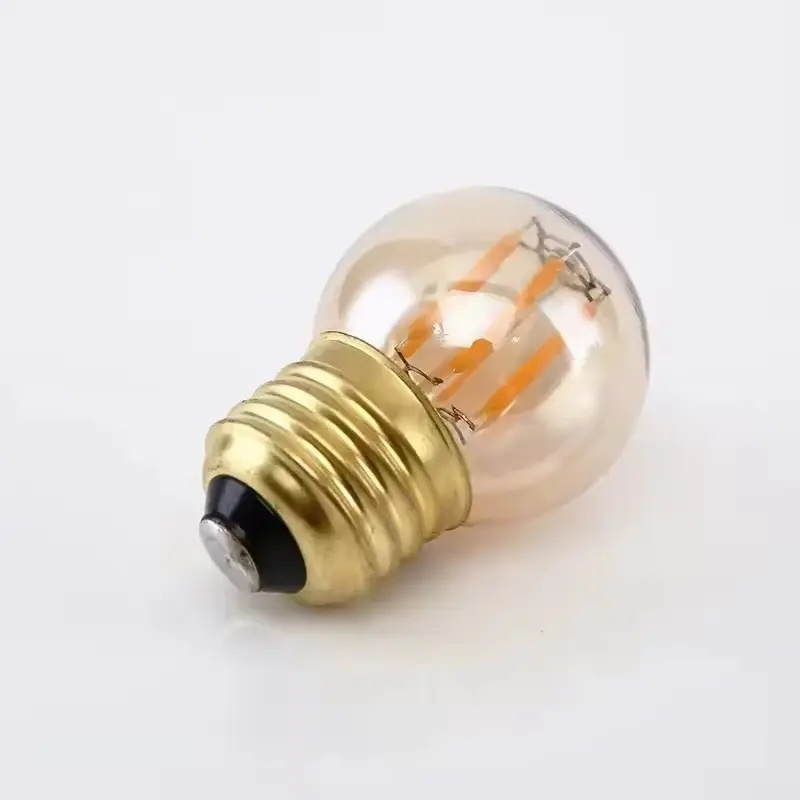 Wholesale price: Good quality amber LED filament light bulb E27 3W 2200K Edison G40 mini floor lamp