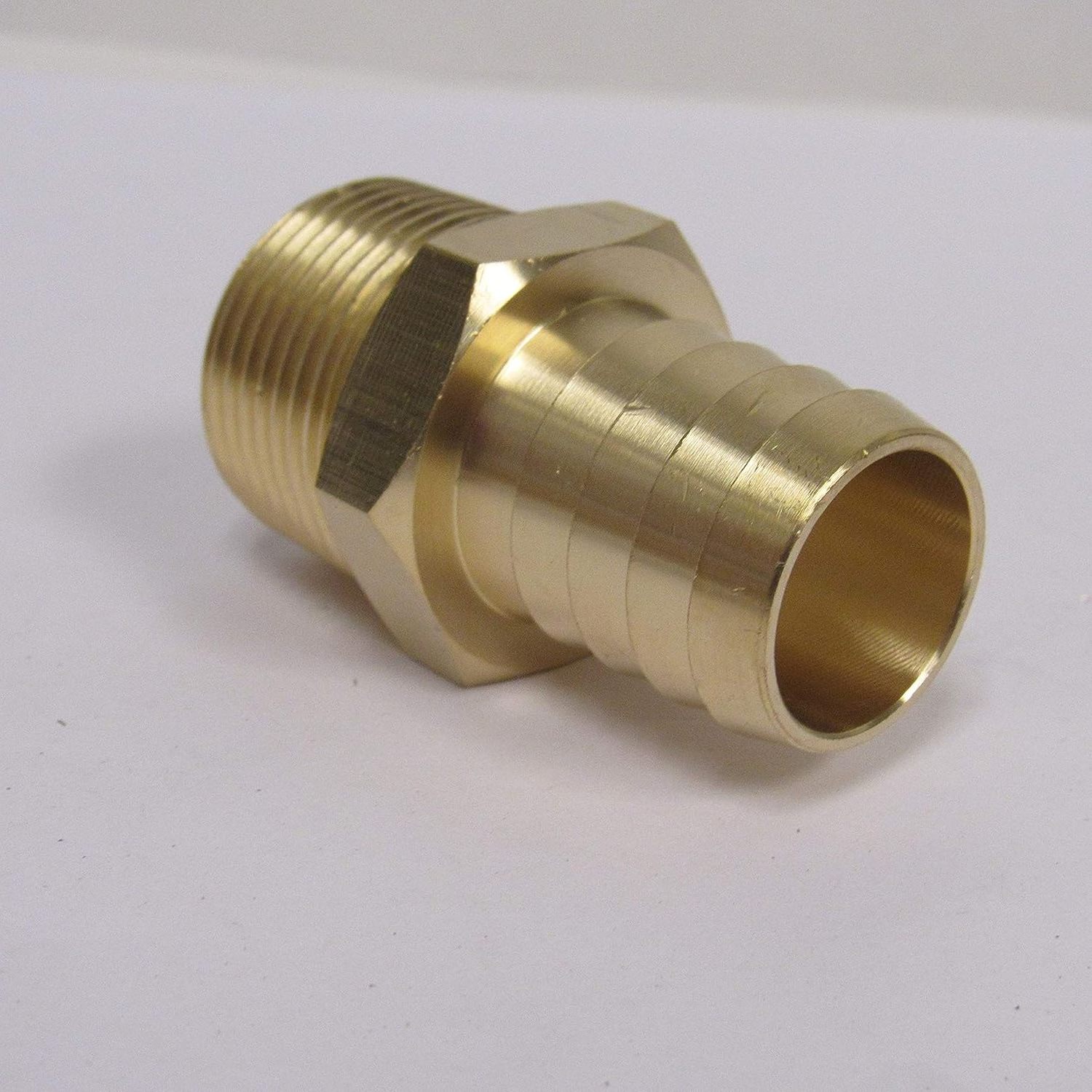 Brass 1/2 inch  NPT Male Thread 19mm Air Gas Hose Barb Fitting Coupler Adapter