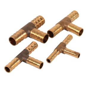 For Compressed Air Oil Gas Pipe 3style Car-Styling Brass T Piece 3 Way Fuel Hose Joiner Connector