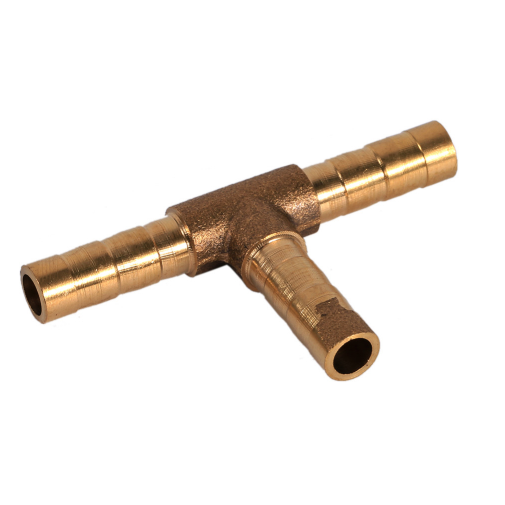 For Compressed Air Oil Gas Pipe 3style Car-Styling Brass T Piece 3 Way Fuel Hose Joiner Connector