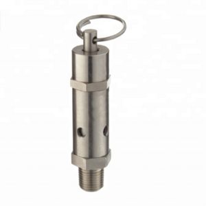 1/4" NPT Male 150 psi Set Pressure Stainless Steel Safety Valve