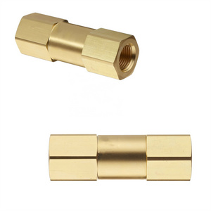 1/4" NPT Female Threaded Poppet Type Brass Check Valve