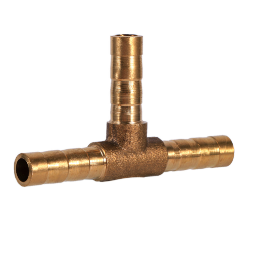 For Compressed Air Oil Gas Pipe 3style Car-Styling Brass T Piece 3 Way Fuel Hose Joiner Connector