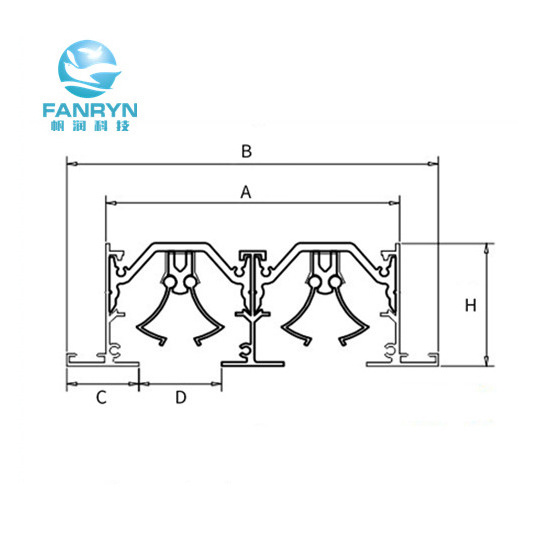 Customized Size High-performance Air Conditioning vent cover Aluminum Linear Slot Diffuser linear bar grille