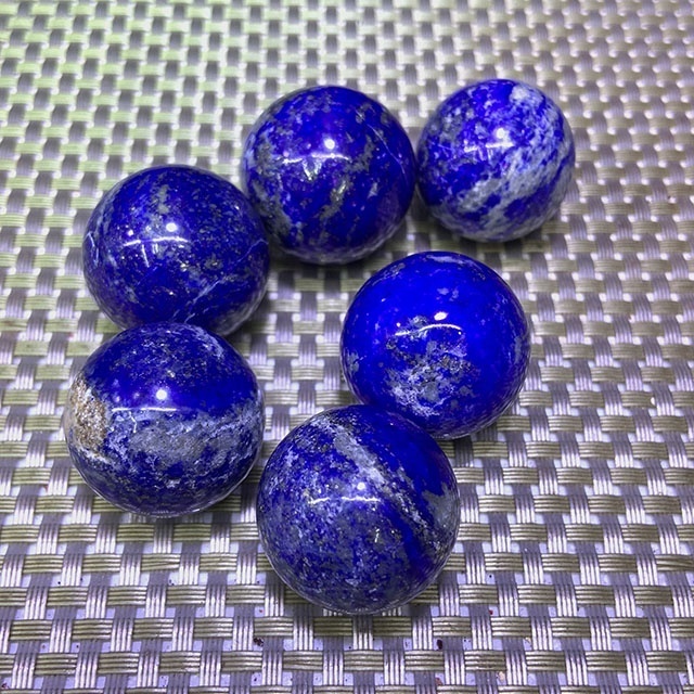 Wholesale Fanshi Semi-Precious Lapis Lazuli Sphere Crystal Ball Carved Feng Shui Healing Birthstone Roller Balls Seven Chakras