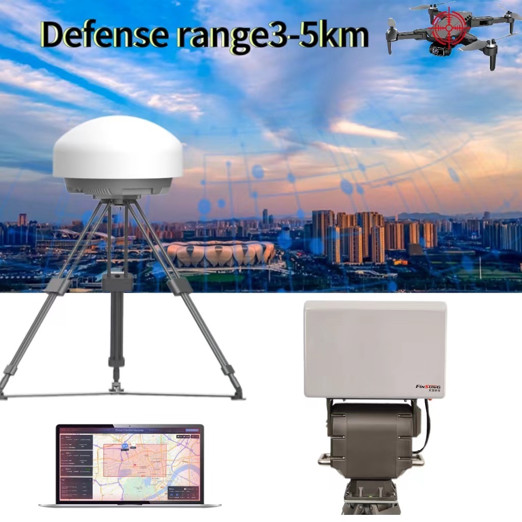 portable drone detection UAV Radio frequency scanner handheld drone detector anti drone device uav defense system