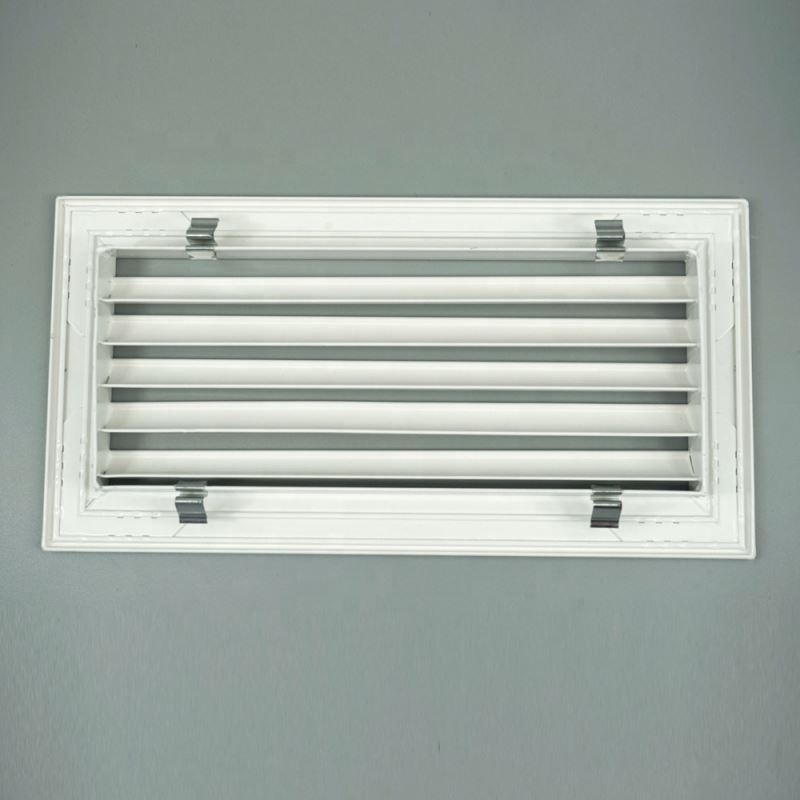 Hot Selling Aluminum Rectangular Single Deflection Fixed Air Return Ceiling Grilles