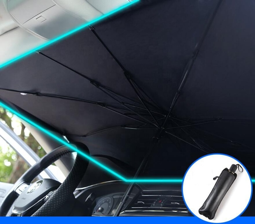 Front Windows Windscreen Dragon Foldable Car Silver Smart Sunshade Umbrella