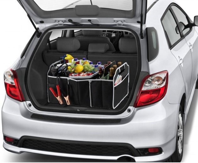 Fully collapsible and portable folding car boot organizer trunk organizer