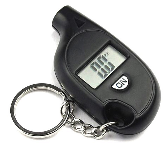 Keychain Digital LCD Tire car Tyre Air Pressure Gauge For Car Auto Motorcycle