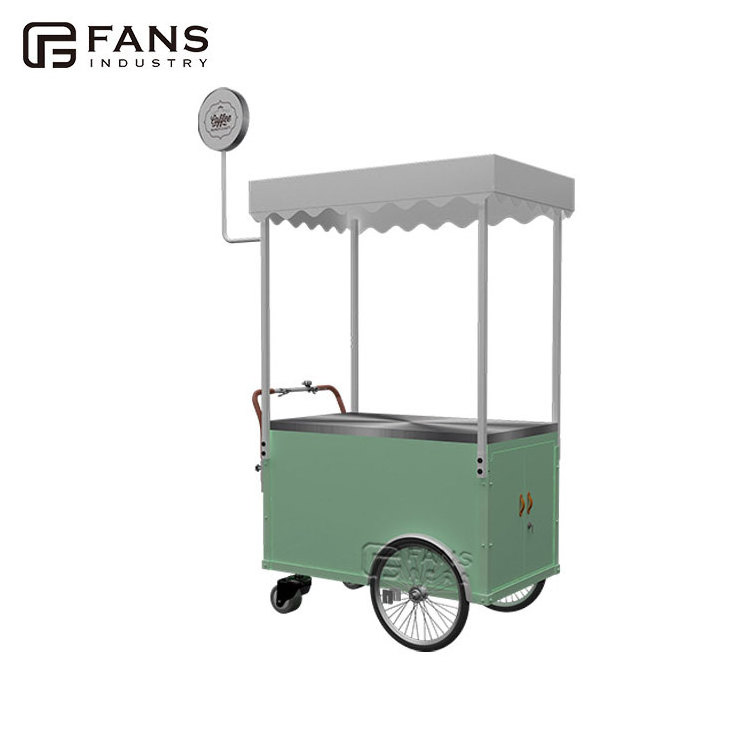 FANS Coffee/ Drink/Ice Cream Food Cart Food Stall Mobile Food Cart For Sale