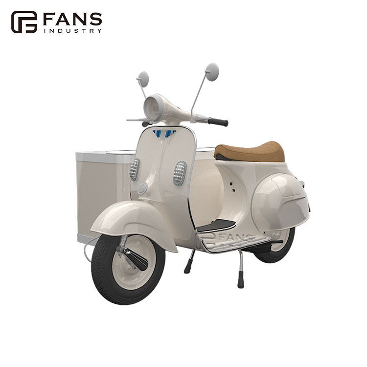 FANS Ice Cream E-Bike Ice-cream Electric Motor Bike Street Food Cart for Sale