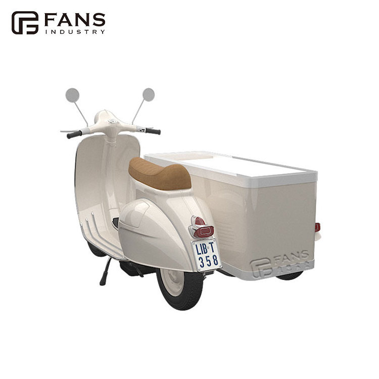 FANS Ice Cream E-Bike Ice-cream Electric Motor Bike Street Food Cart for Sale