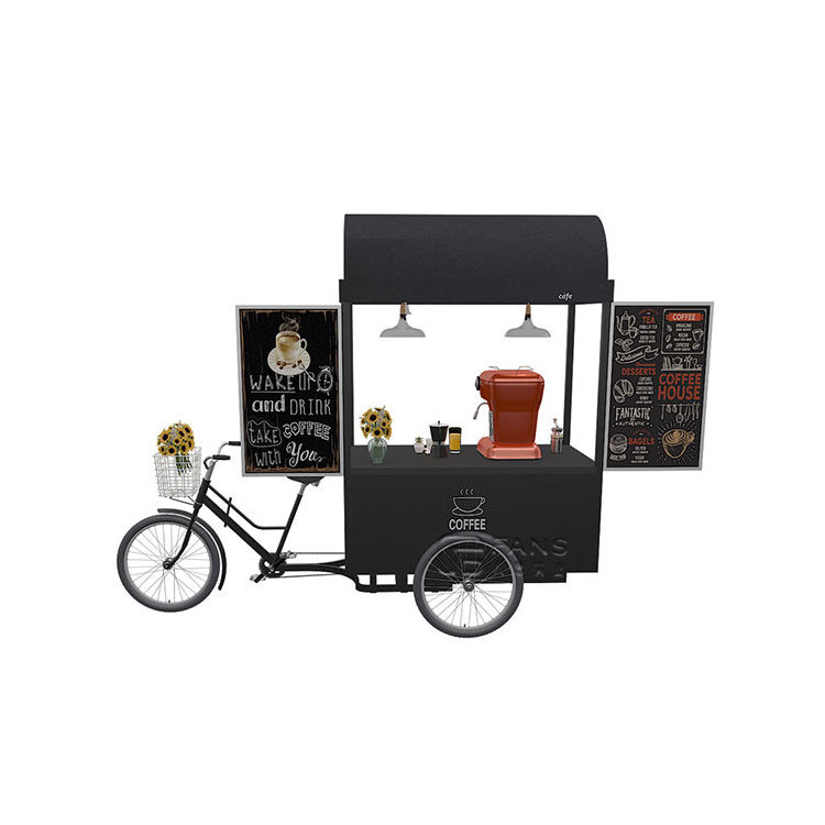 Street Mobile Food Truck Cart Travel Camping Camper Trailer Van Bicycle Mobile Canteen Trucks For Sale Fast Food Van Australia