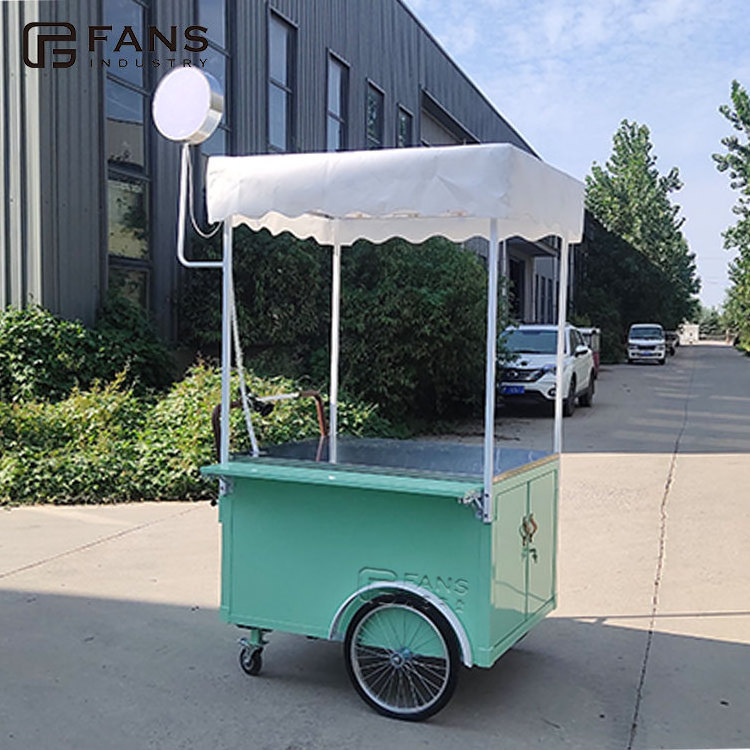 FANS Coffee/ Drink/Ice Cream Food Cart Food Stall Mobile Food Cart For Sale