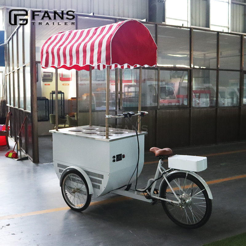 Mobile Kiosks New Mobile Fruit Carts for Sale Food Rental Bicycle Kiosk