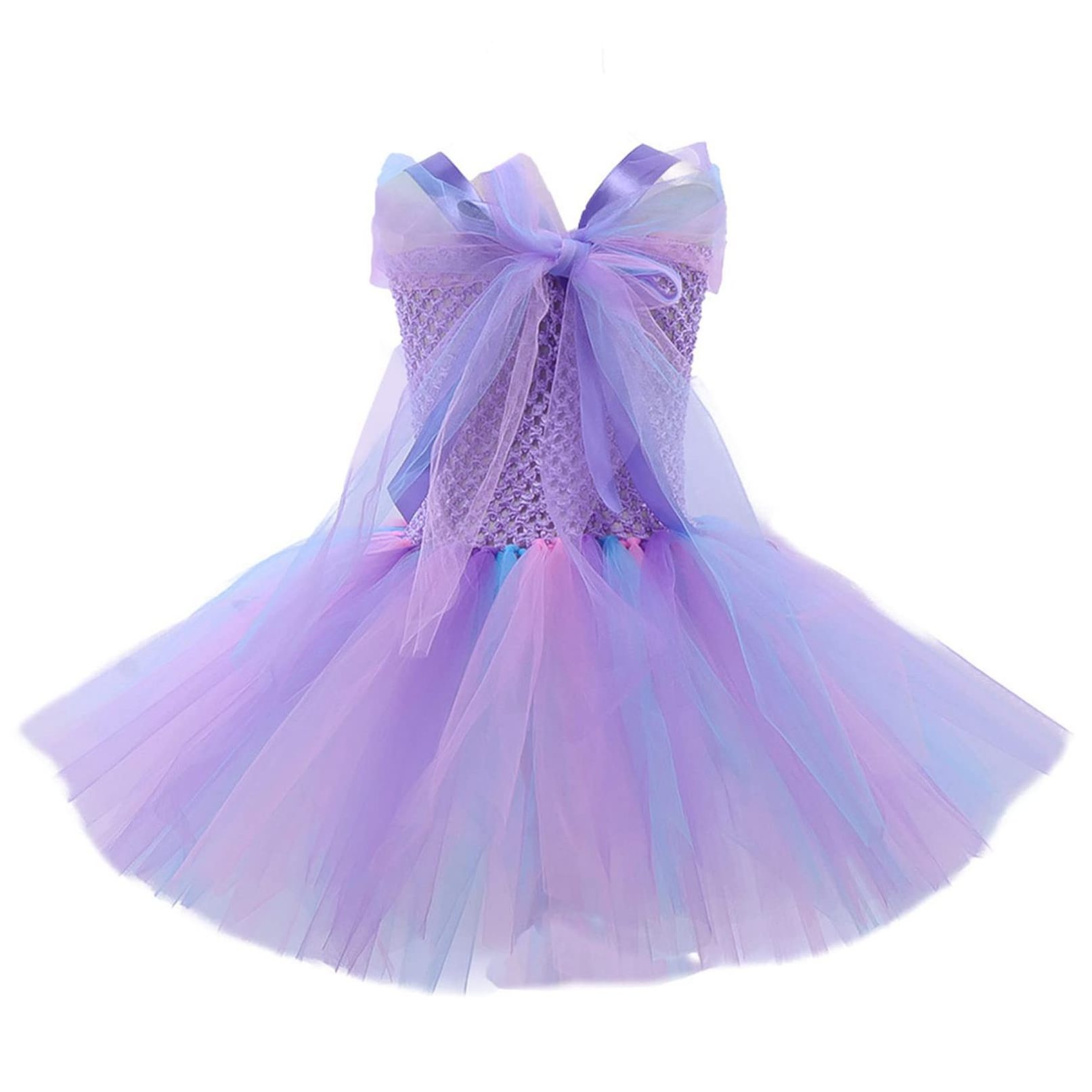 Fairy Costume Princess Tutu Dress with Butterfly Wing Headband Wand Cosplay Outfits