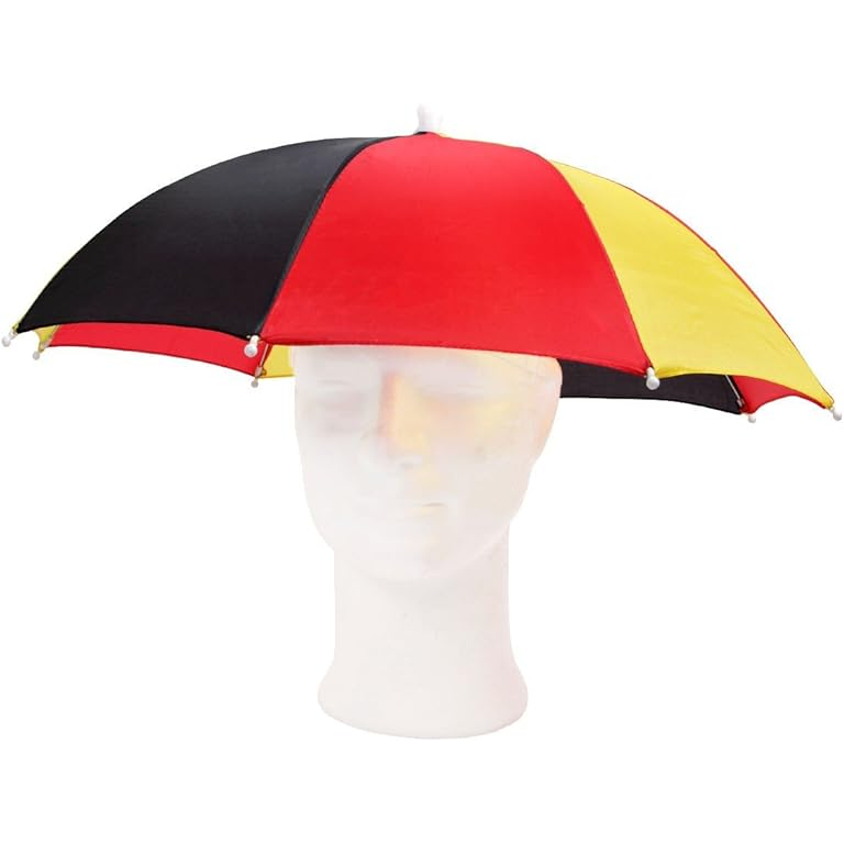 Sports fans flag umbrella on head custom promotional advertising head umbrella USA flag Head Umbrella Hat