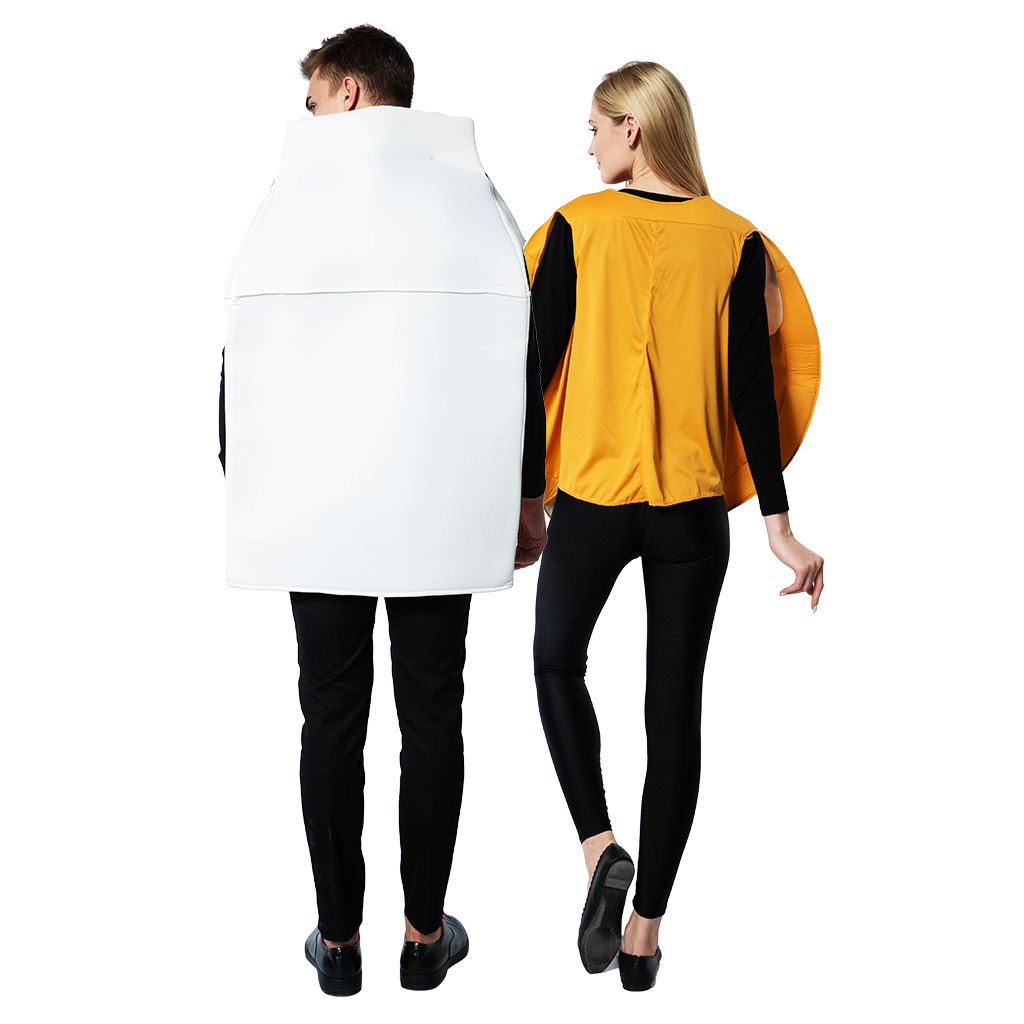 Hot sell Halloween Cosplay Costume -milk and cookies costume for adult